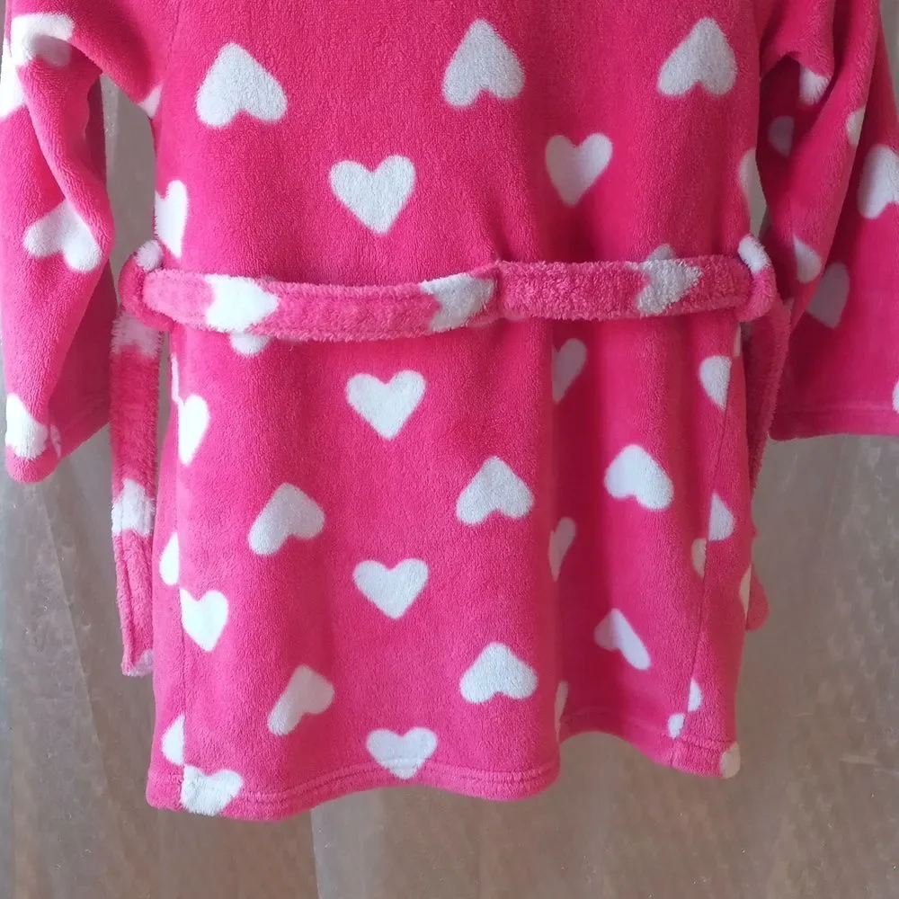 The Children's Place Heart Soft Robe Girls Size 5/6